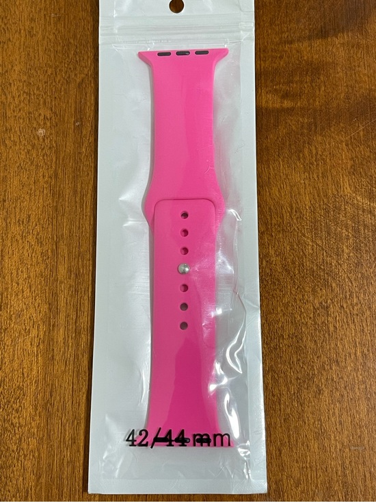 Other - Hot Pink Silicone Replacement Watch Band Strap 42/44 mm for Apple Watch NEW
